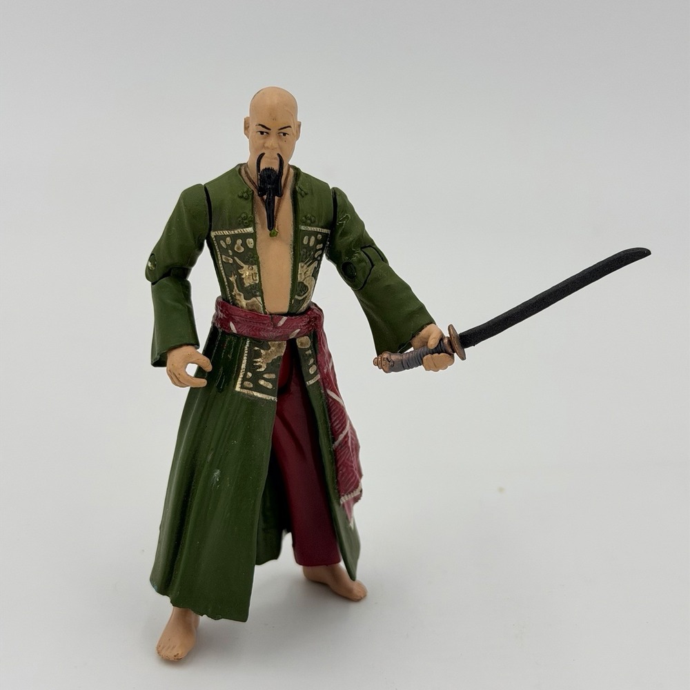 Zizzle 2007 Pirates Caribbean Captain Sao Feng 3.75" Disney Action Figure